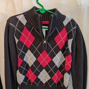 Toughskins Argyle Sweater - Size small